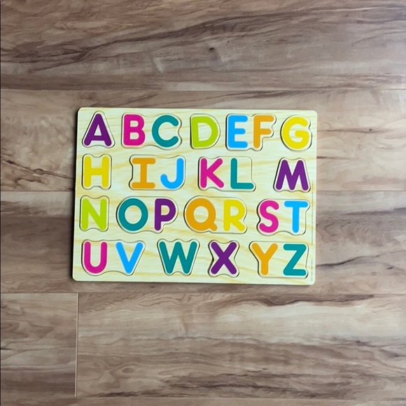 Hasbro Other - Hasbro wooden peg Alphabet puzzle